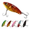 Crazy Fish VIB Colorful 10g Metal Fishing Jigging Spoons Lures