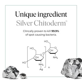 47 Skin Anti-blemish BHA Exfoliant enriched with Silver Chitoderm for All Skin Types, Clear Skin Exfoliator, 100ml
