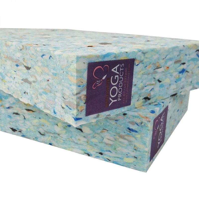 1 x Recycled Chip Foam FULL Yoga Block - 5cm