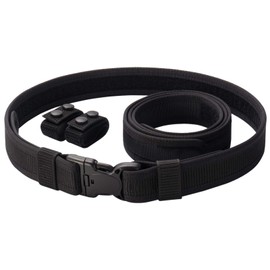 Vianyer Duty Belt for Law Enforcement Police 2" Tactical EDC Patrol Work Belt Officier Utility Web Belt for Security Correction M(30"-34")