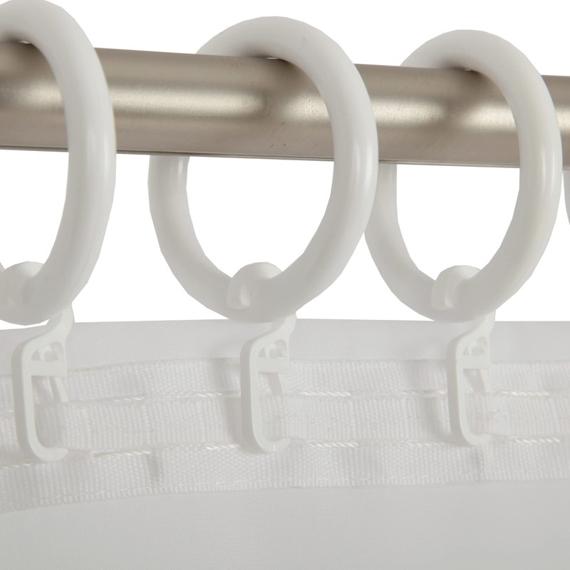 Bestlivings Rings with Folding Hooks (Set of 20), Curtain Rings