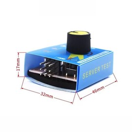 GERUI RC Servo Tester 3CH Digital Multi ECS Consistency Speed Control Checker Adjustment Steering Gear Tester CCPM Master for RC Helicopter Car Boat with 3 Mode Indicators DC 4.8-6 V (RC-1)