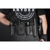 KRYDEX Tactical Flashlight Holster,360 Degree Rotatable Flashlight Holder for Duty