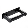 Pokim Matte Black Toilet Paper Holder,Self Adhesive or Screw Wall