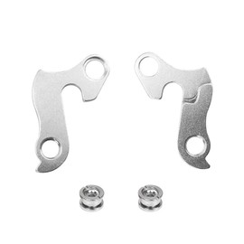 2 Pack Alloy Derailleur Hanger 25 - Gear Tail Hook Replacement Compatible with Diamondback, Bianchi, BMC, Canyon, Cube, Fuji, Ghost, Marin, Orbea, and More MTB & Road Bikes