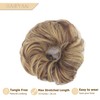 Gairyan Hairpiece with Elastic Band, Bun Hairpiece, Curly Hair Scrunchie