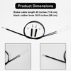 14Pcs Brake Cable Drive Rollator Replacement Parts, Drive Rollator Replacement