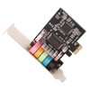 PCIe Sound Card,6 Channels Stereo Desktop Audio Signal Conversion Hardware,CMI8738
