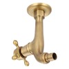 Vintage Solid Brass Single Handle Faucet for Washing Machine Wall