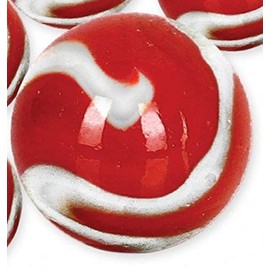 Big Game Toys~1X FIRE Engine Mammoth Marble 1 5/8" (42mm) w/Display Stand Glass Ball Large Huge Yellow Black Shooter Swirl