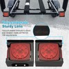 Partsam 2pcs Waterproof Square Led Trailer Light Kit Red LED
