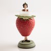 Rosemarie Schulz Decorative Tea Light Holder Strawberry Flower Girl