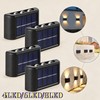 Solar Up and Down Outdoor Wall Lights for Garden Decoration