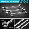 DURATECH Flare Nut Wrench Set, Metric, 3-Piece, 10, 12, 13,