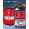 Nilight Taillight Assembly Compatible with 2004 2005 2006 2007 2008