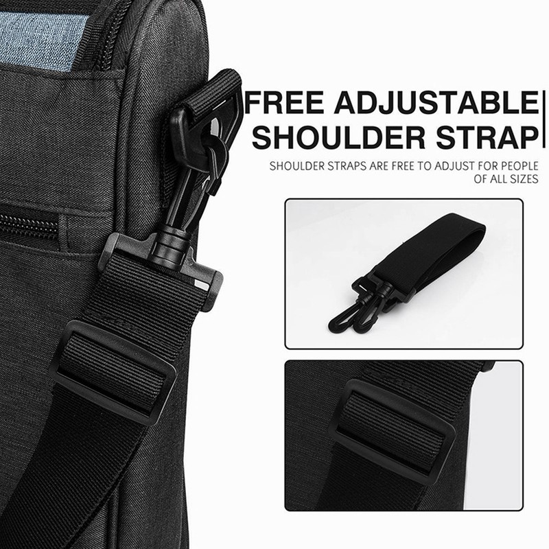 Console Carrying Case Large Capacity Multifunction Grey Travel Storage Bag