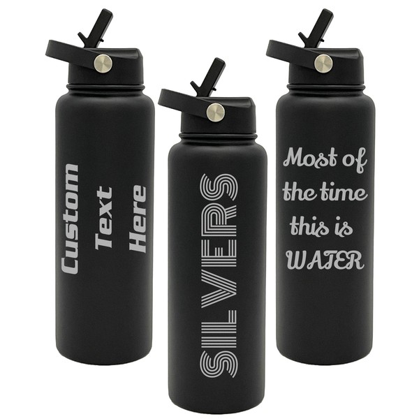OEZZO Customized Vacuum Insulated Tumblers, Double Wall Personalized Bottles with