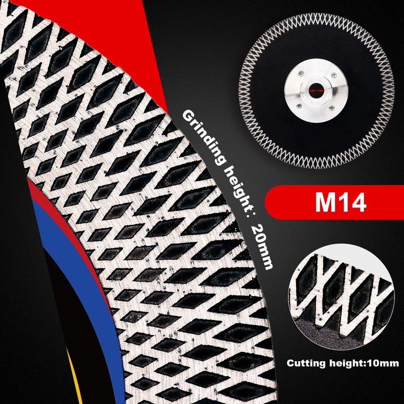 4.5" Super Tile Cutting and Grinding Blade Diamond Tile Disc
