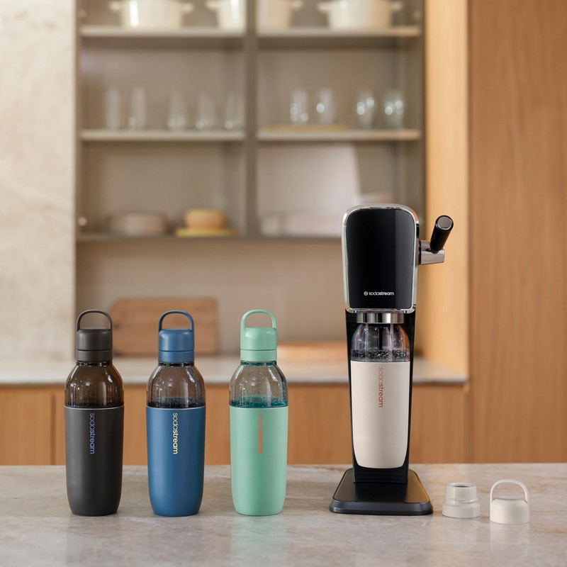 SodaStream® Fizz & Go Easy Mix Carbonating Bottle - Sand,