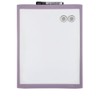 Quartet Plastic Frame Magnetic Whiteboard, 1 Board, Frame Colour May