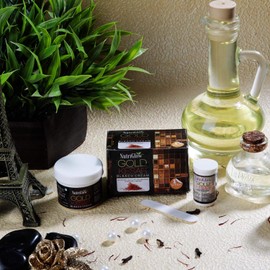 Nutriglow Gold Kesar Bleach Cream, Papaya Fruit Bleach Cream, Diamond Perfect Radiance Bleach Cream for Lightening Facial Hair, Dark Spot Corrector and Tan Removal, 43G Each, Pack of 3