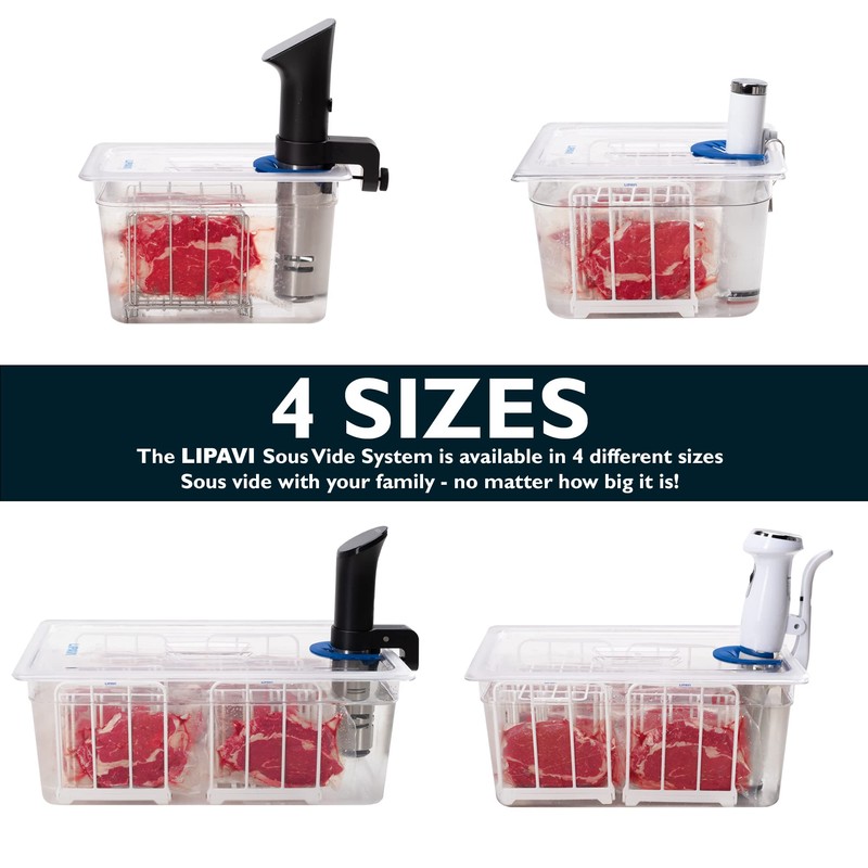 LIPAVI Sous Vide System Model NXC20-UNIR - with C20 Container,
