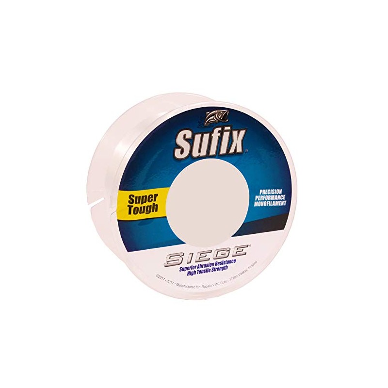Sufix Siege 17 lb (Clear, Size- 330 YD Spool)