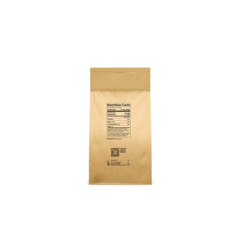 Pure Original Ingredients White Rice Flour (3 lb) Unbleached &