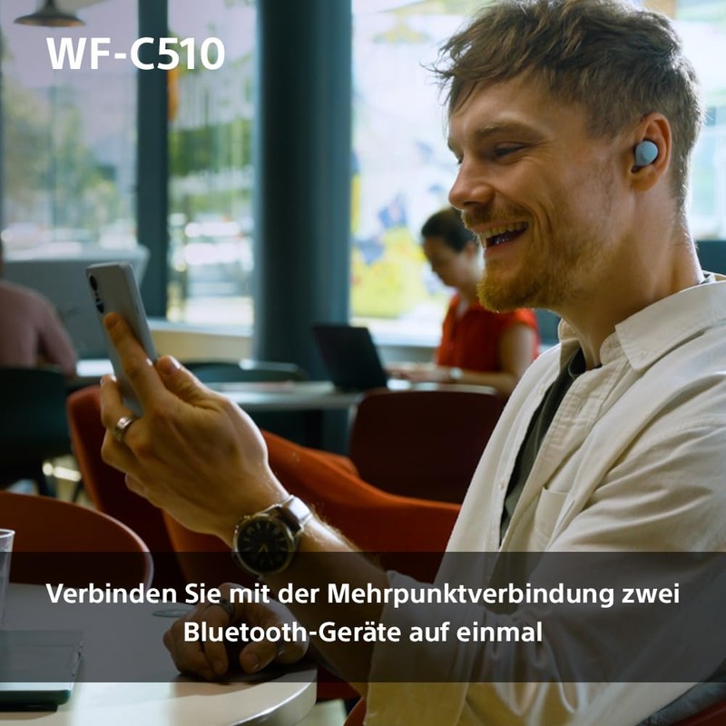 Sony WF-C510 Truly Wireless Kopfhörer - Klein, leicht, Bluetooth In-Ear