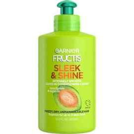 Garnier Fructis Sleek and Shine Intensely Smooth Leave-in Conditioning Cream, 10.2 Ounce (Pack of 3)