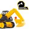 Basic Fun Tonka Mini Steel Classics Excavator - Steel Construction,
