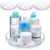 2 Pack 9 Inch Clear Acrylic Lazy Susan, Non-Skid Turntable