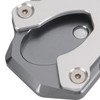 Motorcycle Kickstand Enlarged Plate Aluminium Alloy Replacement for Z650 Z900