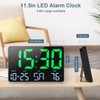 Ankilo Large Digital Wall Clock with Remote Control,11.5" LED Large