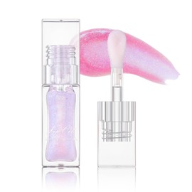 Color Changing Lip Oil, Warm Temperature Color Changing Moisturizing Lip Gloss Lip Oil Moisturizing Lip Oil, Rich Gloss Long Lasting Moisture, Big Brush Color Changing Lip Oil