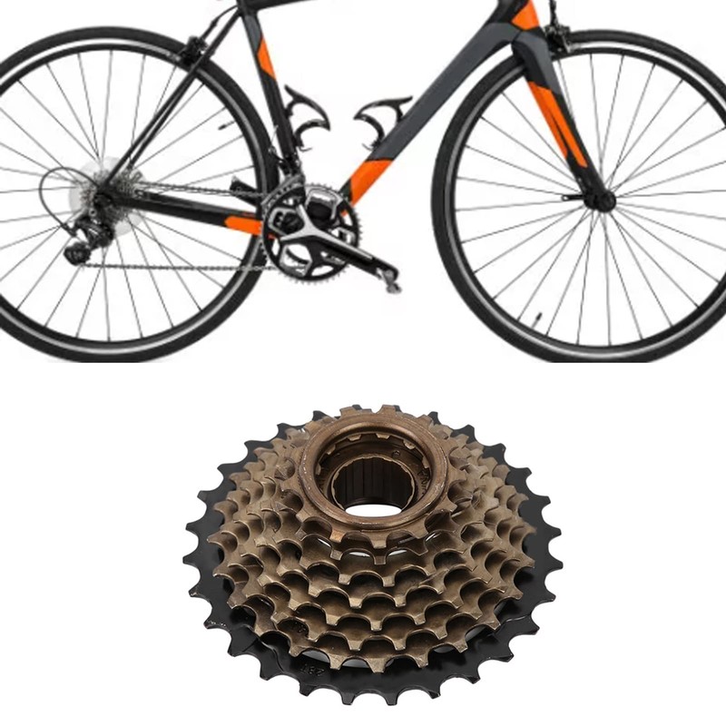 VGEBY1 Bicycle Freewheel Cassette, 8 Speed Bicycle Freewheel Set Cycling
