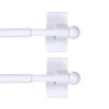 H.VERSAILTEX H.VERSAILTEX 2 PACK Magnetic Curtain Rods for Metal Doors