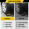 ROBLOCK Wheel Chocks (2pair/4pack with Rope) for RV Trailer Camper