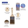 12PK 2.5 inch Flat Brush Premium Wall/Trim House Paint Brush