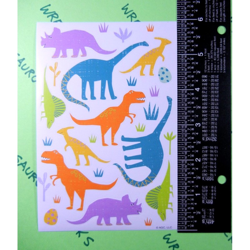 American Greetings Dinosaurs Stickers Sheet American Greetings