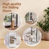 Doggy Door for Sliding Glass Doors, Adjustable Height 75 3/5"
