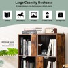 Giantex 6 Cube Bookcase, 3-Tier Freestanding Bookshelf with Anti-toppling Device,