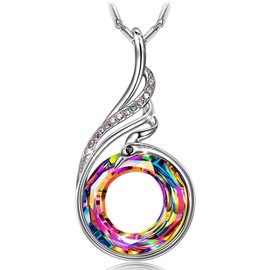 Kate Lynn Women’s Necklaces, Jewellery Gifts for Women, Phoenix Series Pendant Necklace, Crystal from Austria, Valentine's Day, Mother's Day, Christmas, Anniversary, Birthday Gifts for Mum/Girls/Her, Crystal, Crystal
