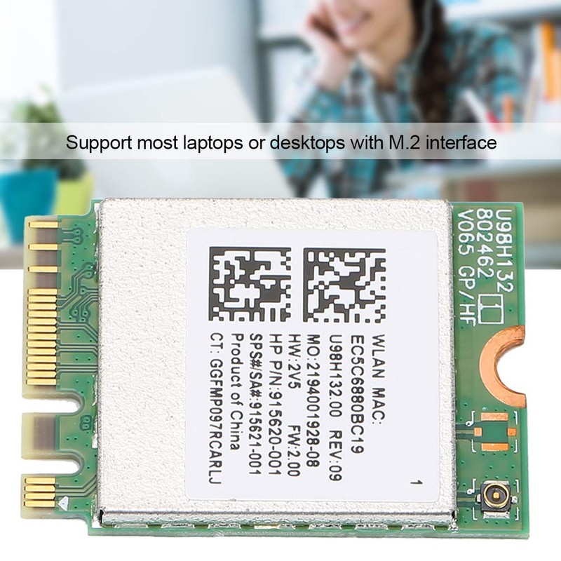 AC Wireless Network Card, RTL8821CE 433M High Speed Transmission Network