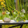 SUPVOX Resin Dragon Garden Statue Small Dragon Figurine for Garden