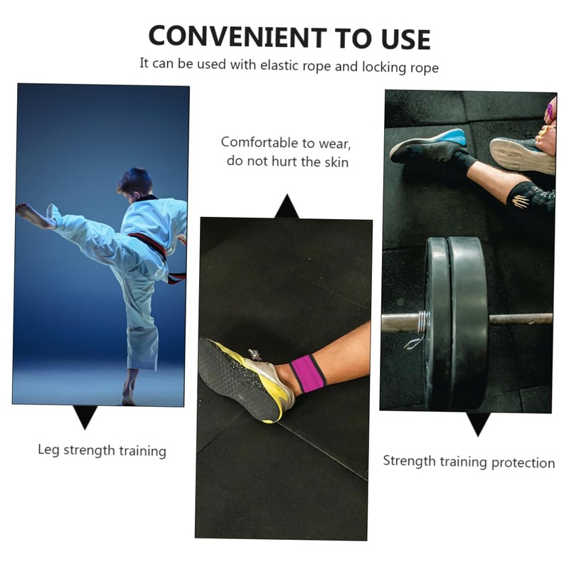 BESPORTBLE 1 Pair Ankle Straps for Cable Machines Weightlifting Leg