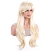 AneShe Wigs 28 Inch 70cm Long Curly Wavy Hair Wig