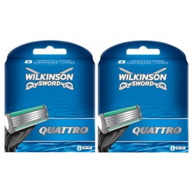 Wilkinson Sword 7007095E Quattro Plus Blades (Pack of 16)