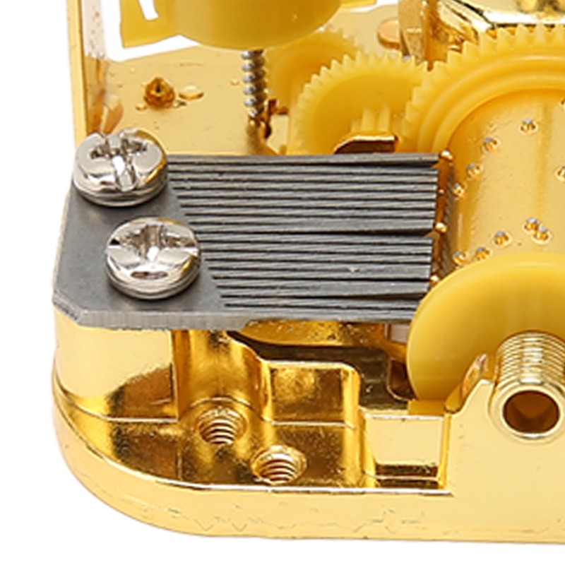 Music Box Movement Golden Clockwork Music Box Windup Musical Mechanism