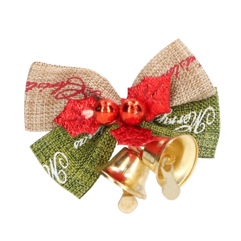 50Pcs Mini Bowknot Bells Durable Metal Happy Vibes Widely Used